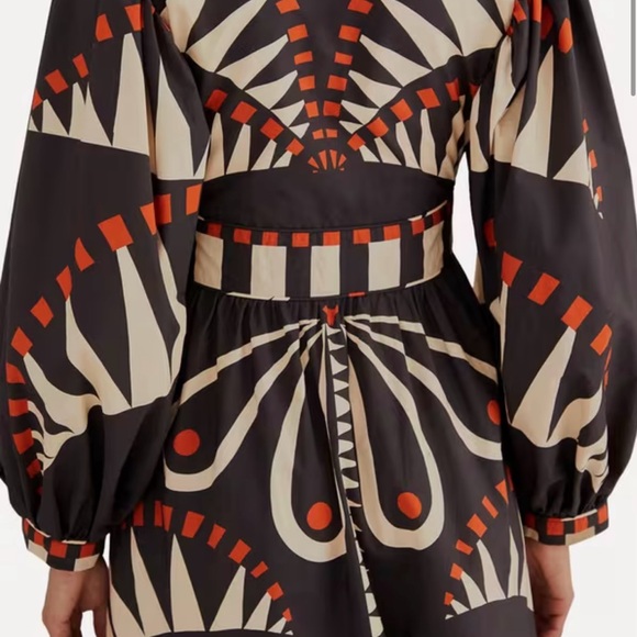 FARM RIO Coconut Grove Puff Sleeve Maxi Dress - Picture 5 of 7